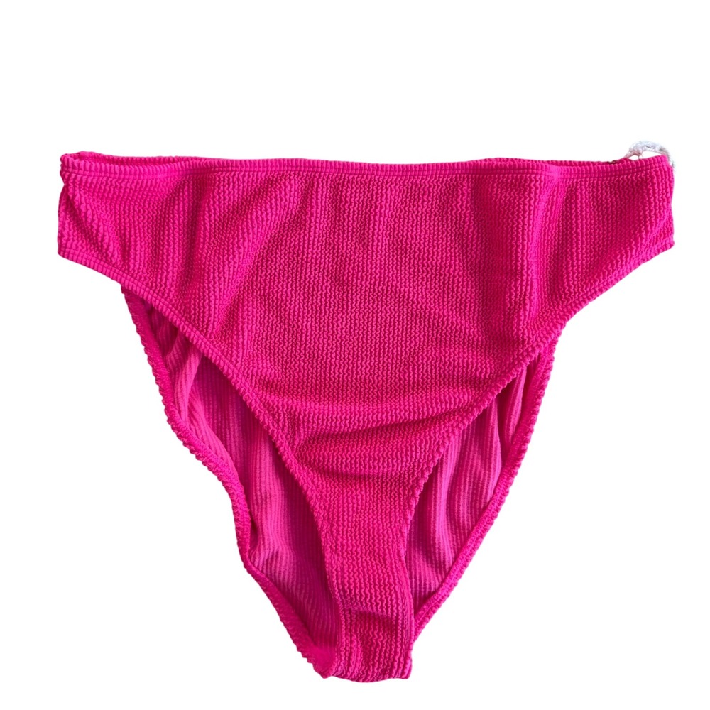 Good‎ American Always Fits Good Waist Cheeky Bikini Bottom Hot Pink GSW0145N 5/6